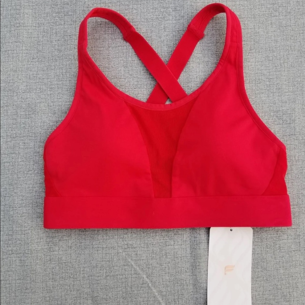 Fabletics Red sports bra - Picture 2 of 5